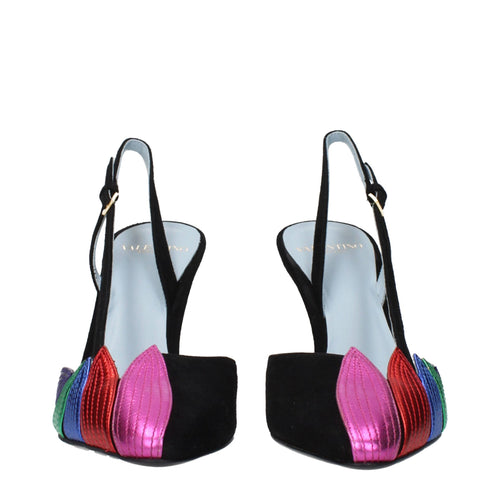 Valentino Garavani Schwarze Lederpumps