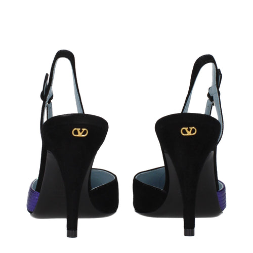 Valentino Garavani Schwarze Lederpumps