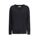 Jil Sander Schwarzer Woll-Sweatshirt