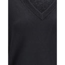 Jil Sander Schwarzer Woll-Sweatshirt