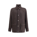 Brunello Cucinelli cashmere coat in brown