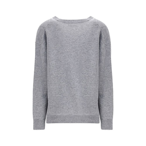 Jil Sander Grauer Woll-Sweatshirt