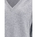 Jil Sander Grauer Woll-Sweatshirt