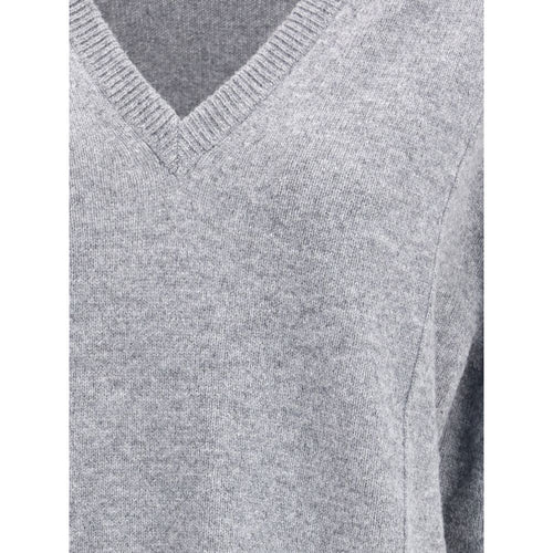 Jil Sander Grauer Woll-Sweatshirt