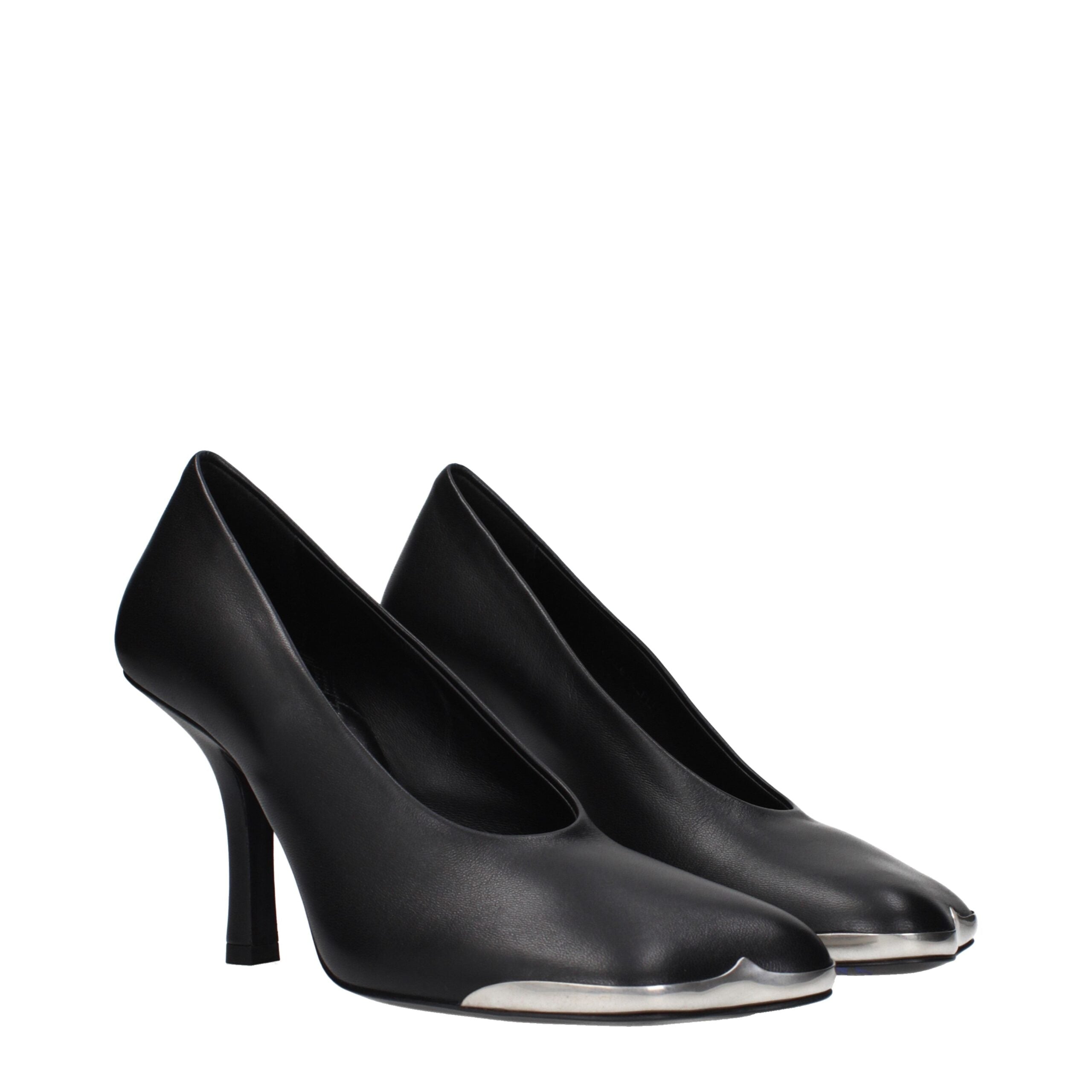 Burberry Schwarze Lederpumps
