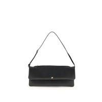 Courrèges Black Calfskin Bos Taurus Shoulder Bag