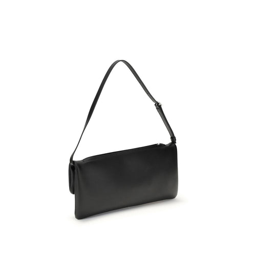 Courrèges Black Calfskin Bos Taurus Shoulder Bag