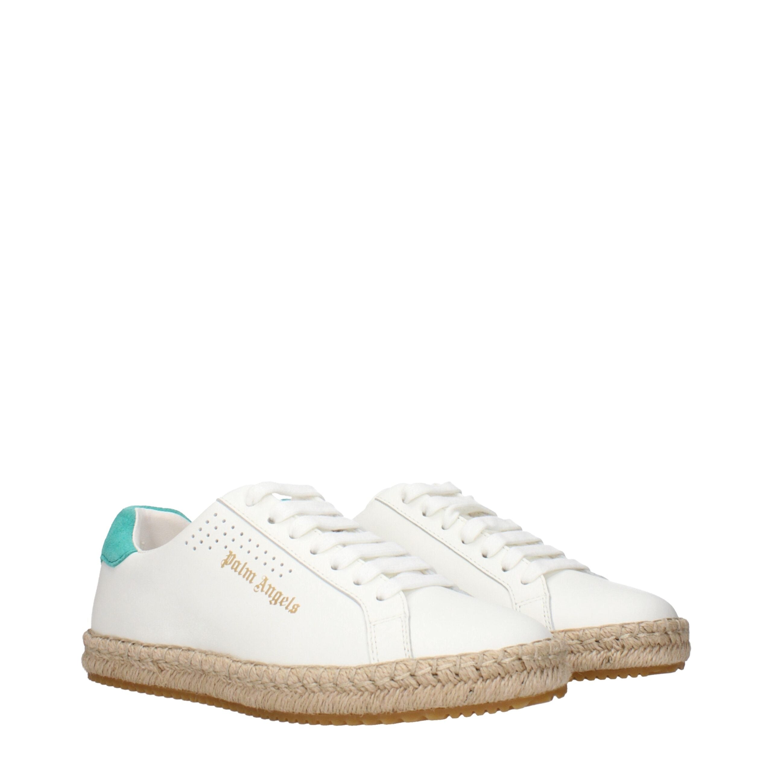 Palm Angels Weiße Sneakers aus Leder