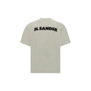 Jil Sander Baumwoll-T-Shirt in Weiß