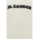 Jil Sander Baumwoll-T-Shirt in Weiß