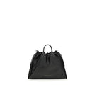 Brunello Cucinelli Black Calfskin Bos Taurus Shoulder Bag