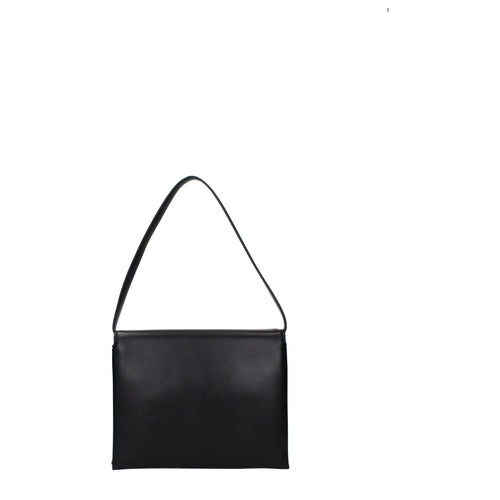 Jil Sander Schwarze Ledertasche