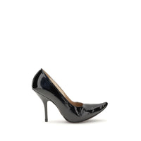 Margiela Schwarze Kalbsleder-Bos-Taurus-Pumps mit hohem Absatz