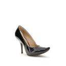 Margiela Schwarze Kalbsleder-Bos-Taurus-Pumps mit hohem Absatz
