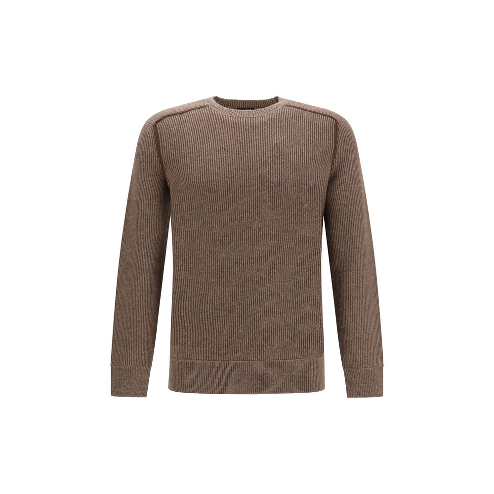 ZEGNA Brauner Kaschmir-Pullover
