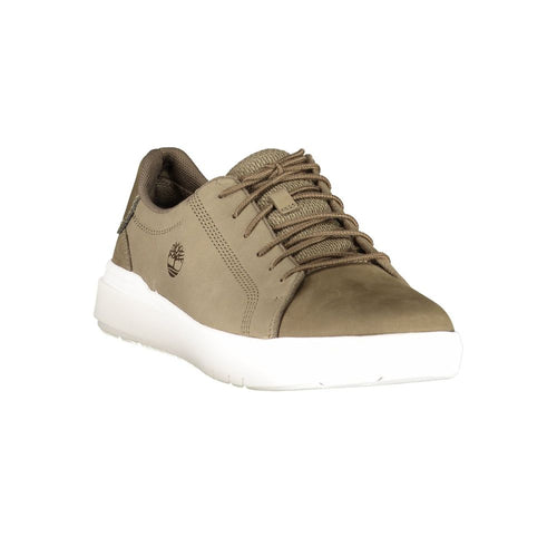 Timberland Green Leather Men's Sneakers