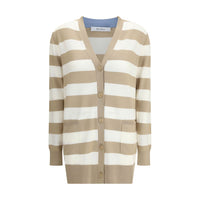 Max Mara wool cardigan made of fleece in multicolor