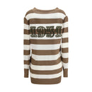 Max Mara Brown Wool Fleece Cardigan