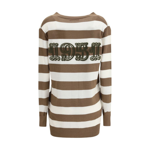 Max Mara Brown Wool Fleece Cardigan