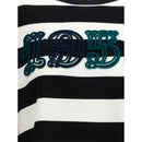 Max Mara Schwarzer Woll-Fleece-Sweatshirt