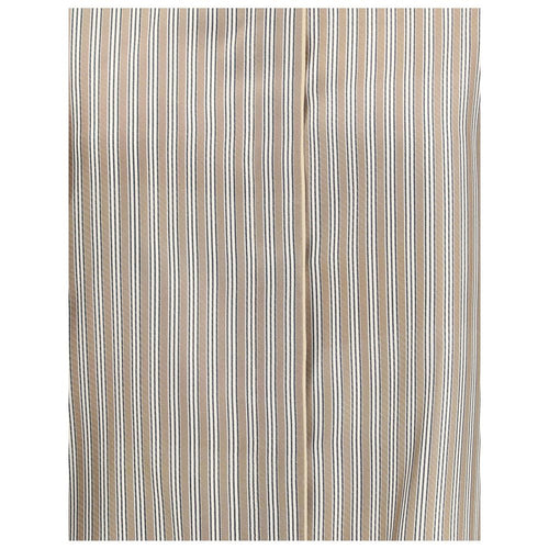 Max Mara Beigefarbenes Seidenhemd mit Muster