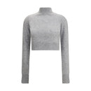 Max Mara Graues Kaschmir-Sweatshirt