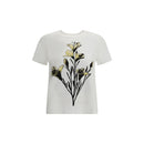 Max Mara Weißes Baumwoll-T-Shirt