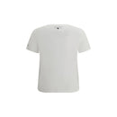 Max Mara Weißes Baumwoll-T-Shirt