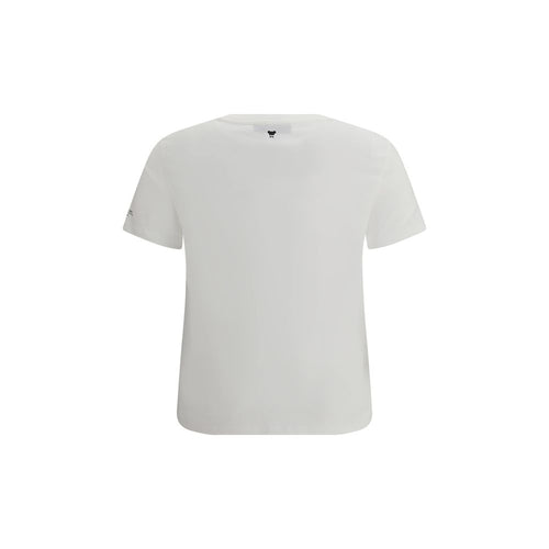 Max Mara Weißes Baumwoll-T-Shirt