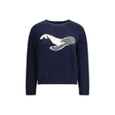 Max Mara Baumwoll-Sweatshirt in Blau