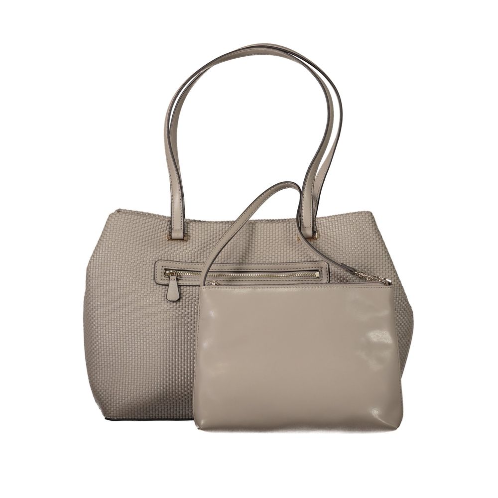 Guess Jeans Beige Polyethylen Handtasche