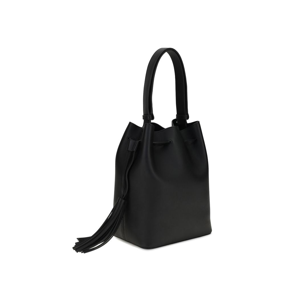 Valentino Garavani Black Calfskin Bos Taurus Shoulder Bag