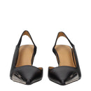 Off-White Schwarze Lederpumps