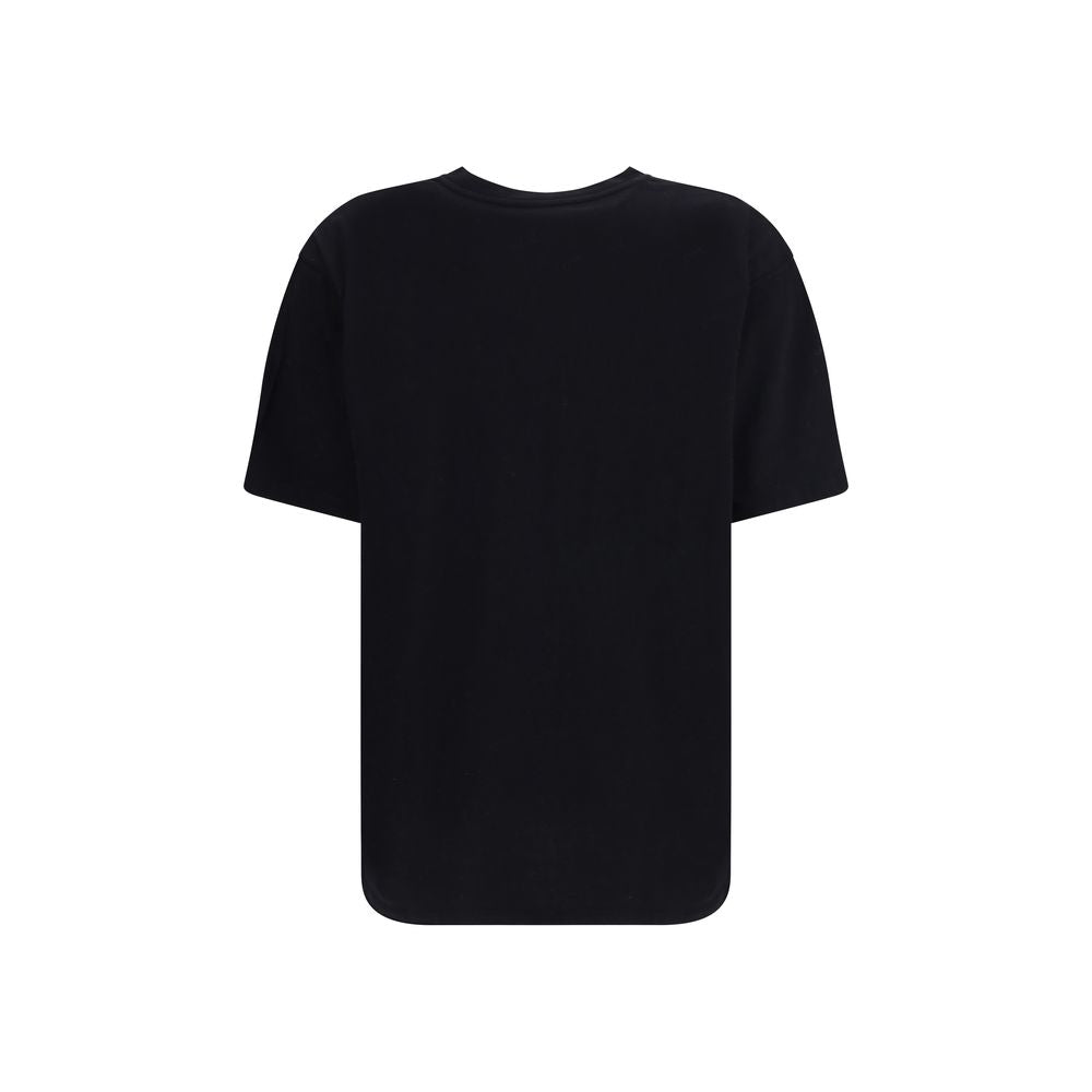 Balmain Schwarzes Baumwoll-T-Shirt