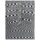 Ganni Schwarzes Viskose-Poloshirt