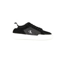 Calvin Klein Schwarzes Leder Herren Sneaker