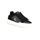 Calvin Klein Schwarzes Leder Herren Sneaker