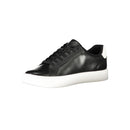 Calvin Klein Schwarzes Leder Herren Sneaker