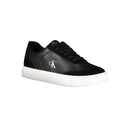 Calvin Klein Schwarzes Leder Herren Sneaker