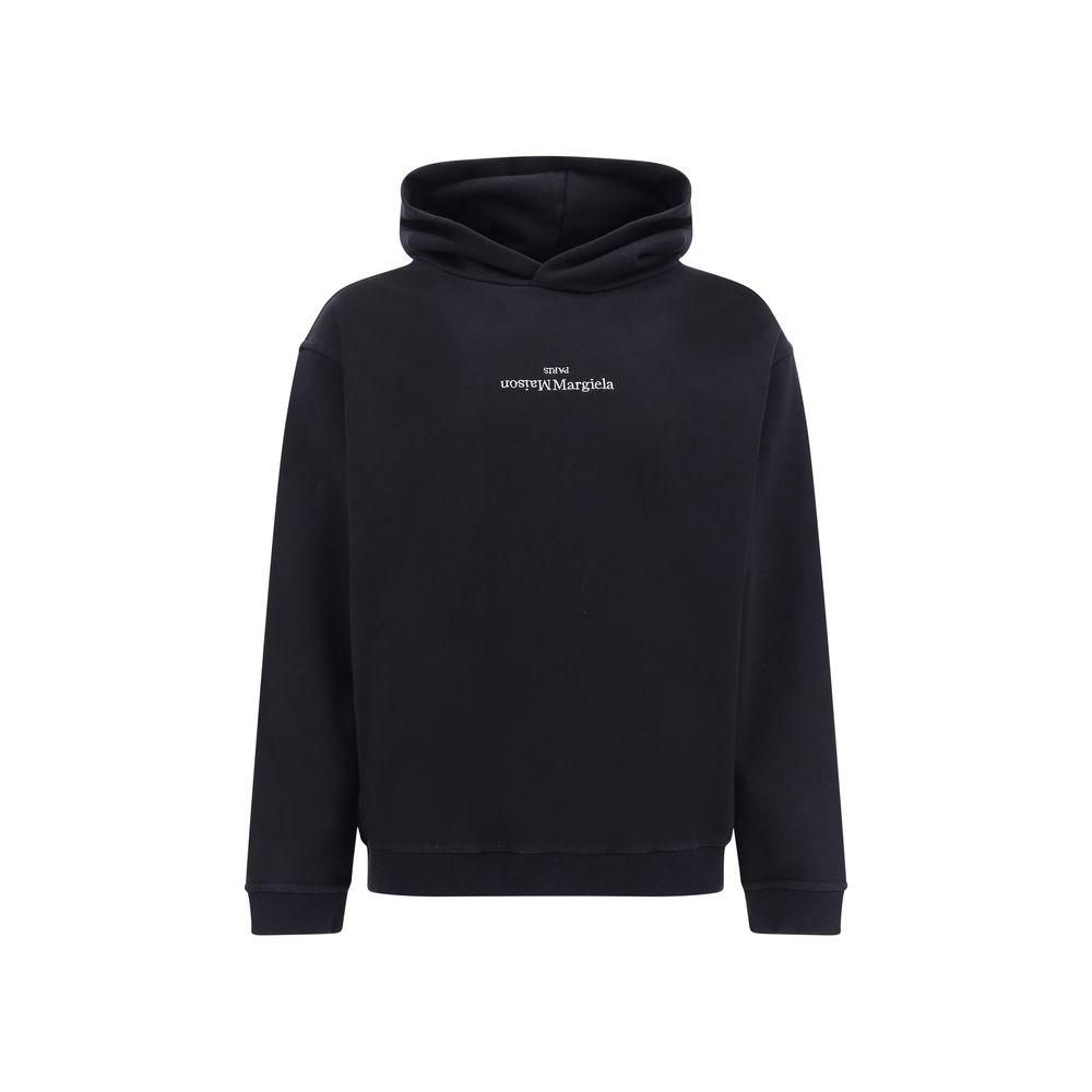 Margiela Baumwoll-Sweatshirt in Schwarz