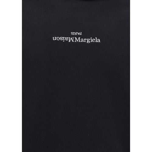 Margiela Baumwoll-Sweatshirt in Schwarz