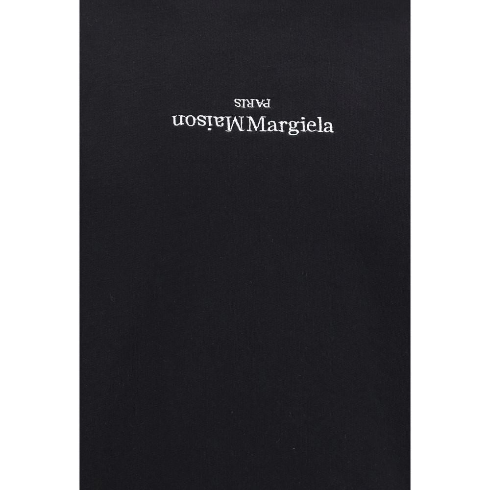 Margiela Baumwoll-Sweatshirt in Schwarz