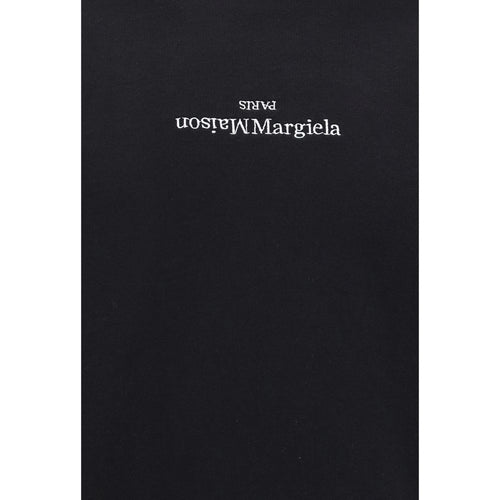 Margiela Baumwoll-Sweatshirt in Schwarz