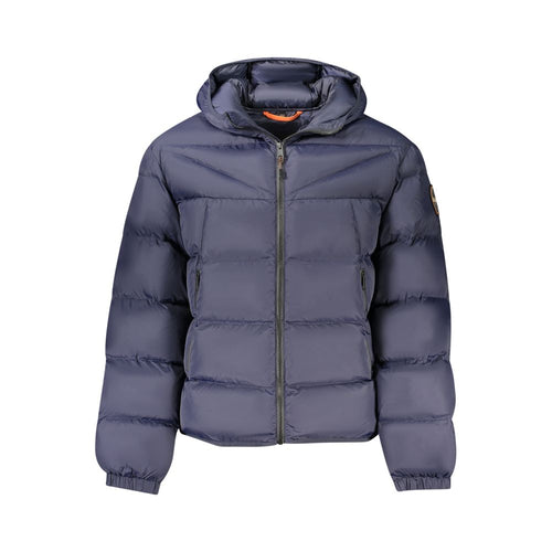 Napapijri Blue Polyamide Jackets &amp; Coats