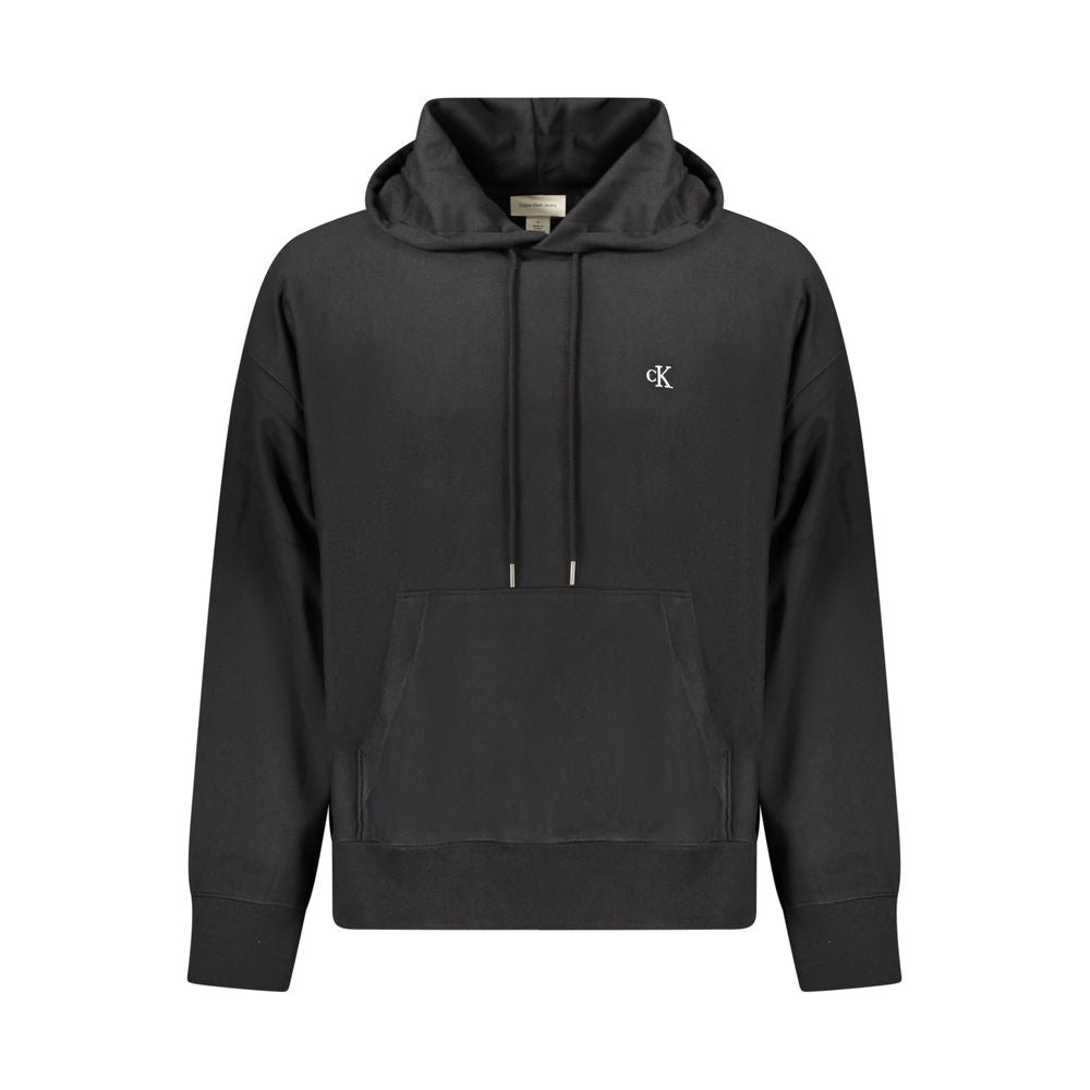 Calvin Klein Baumwoll-Sweatshirt in Schwarz