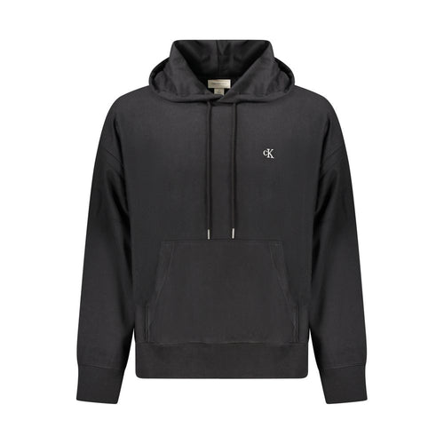 Calvin Klein Baumwoll-Sweatshirt in Schwarz