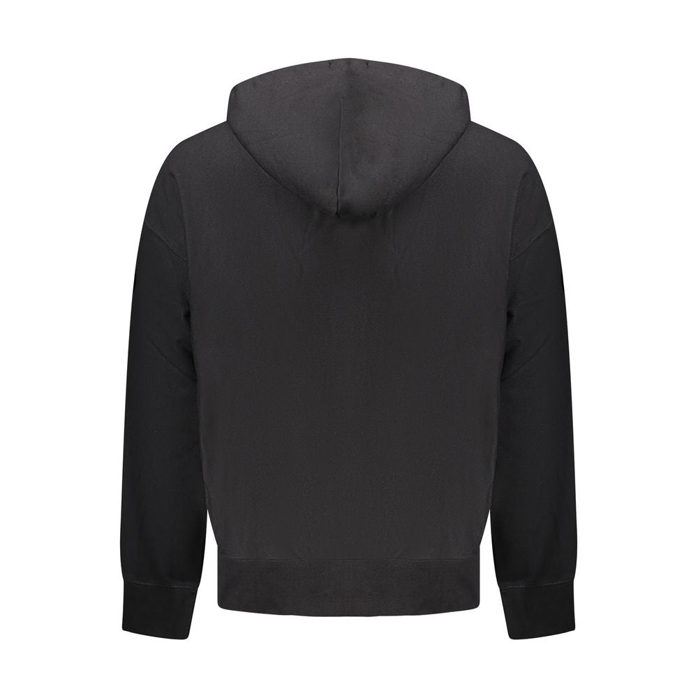 Calvin Klein Baumwoll-Sweatshirt in Schwarz