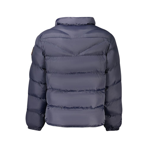 Napapijri Blue Polyamide Jacket &amp; Coat