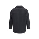 Fendi Wollmantel aus Grauem Fleece