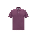Brunello Cucinelli Baumwoll-Poloshirt in Violett